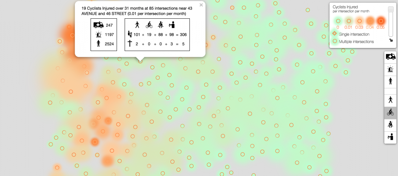 NYC Crashmapper