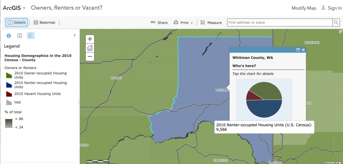 Owner, Renter or Vacant Map