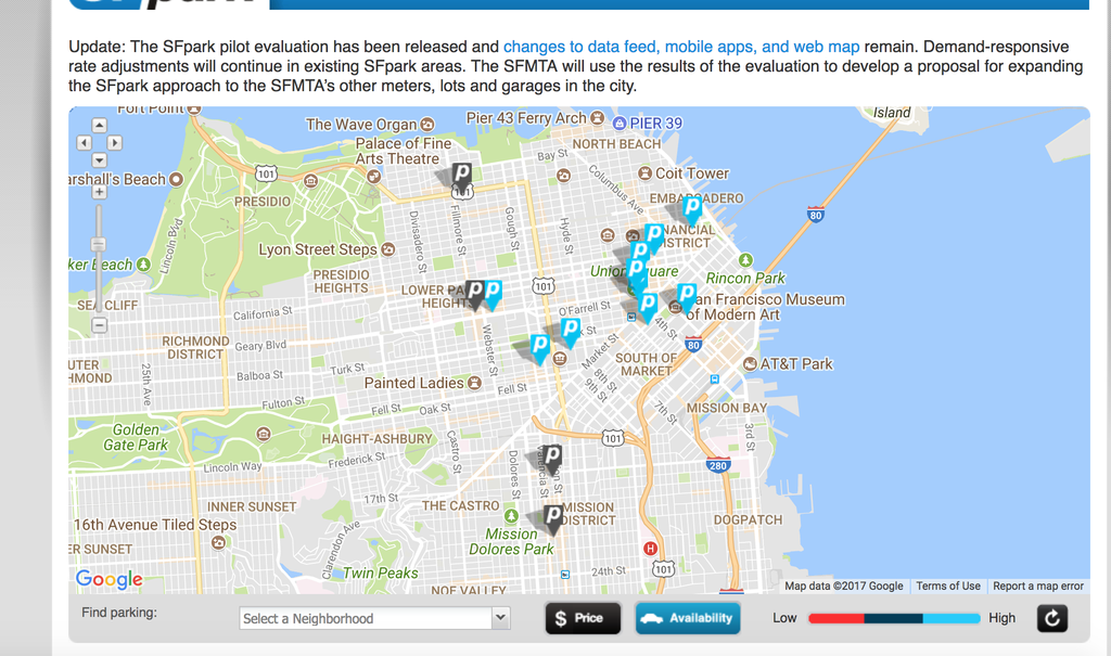 sf park listing