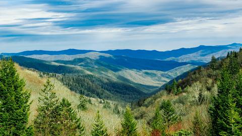 Aerial view of the TN mountains
