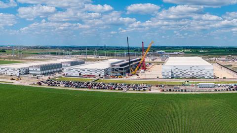 Data center being built 