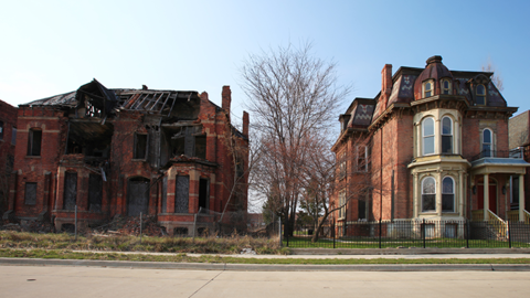 blighted houses