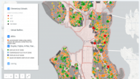 Zoning map of Seattle