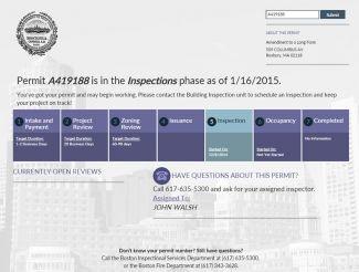 Permit Screenshot