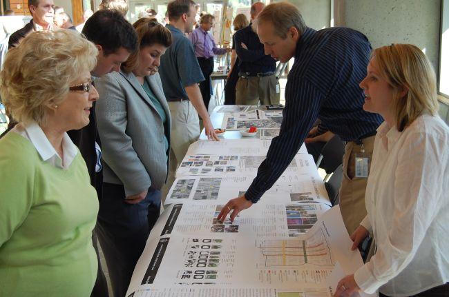Community members budgeting