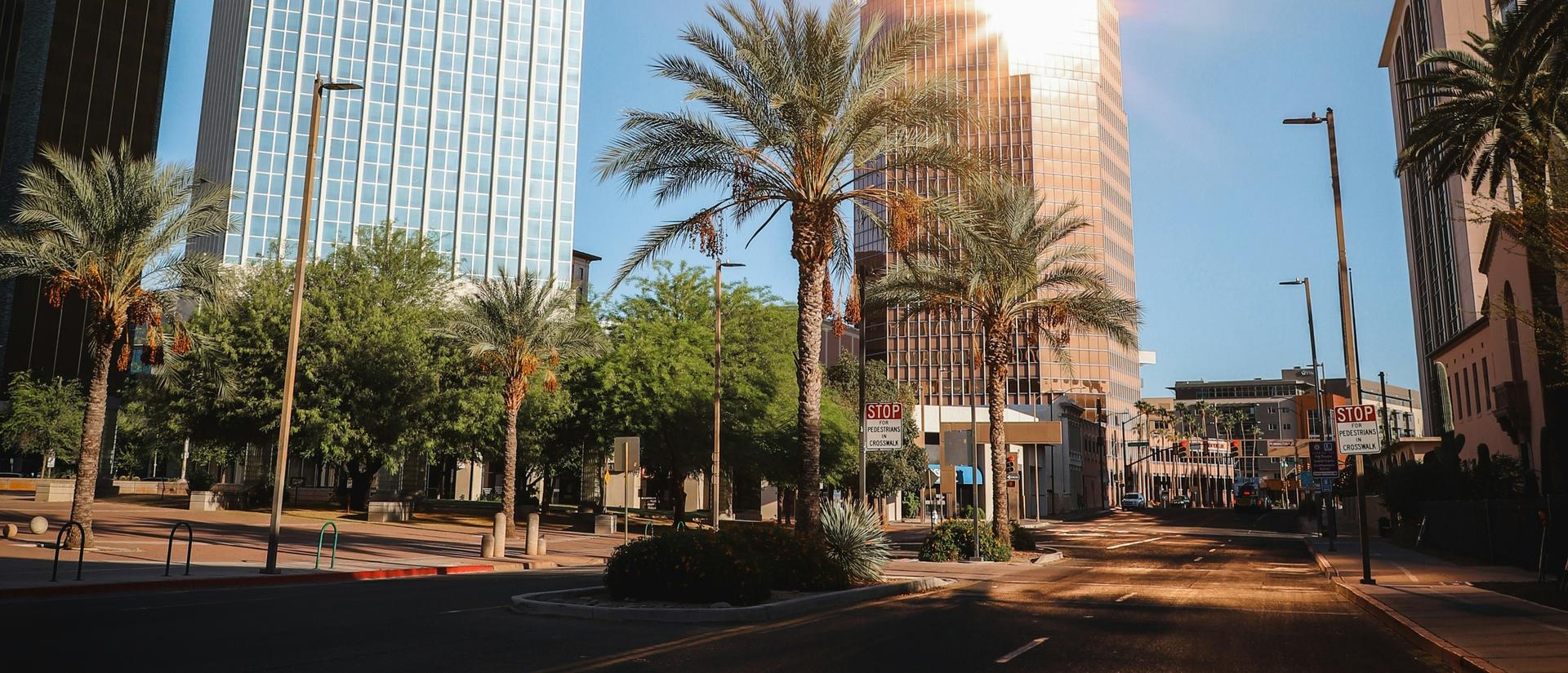 Street view of downtown Tucson 