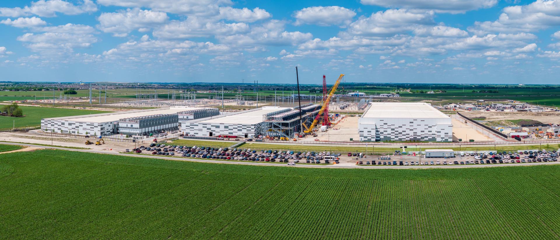 Data center being built 