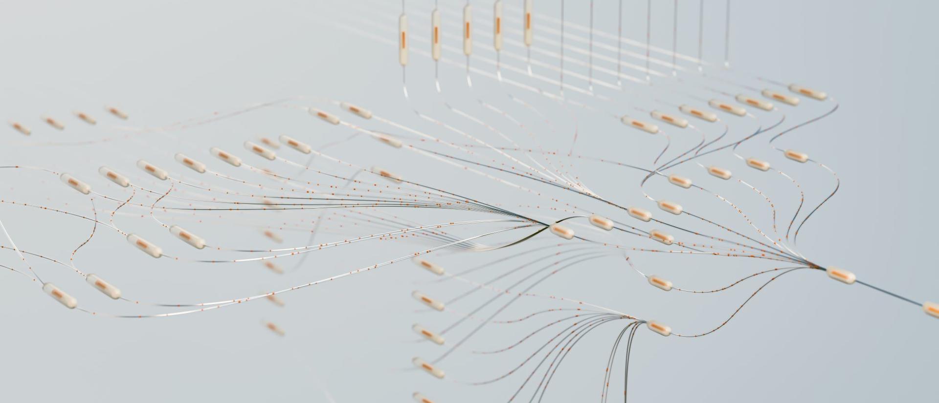 Generated image of a neural network