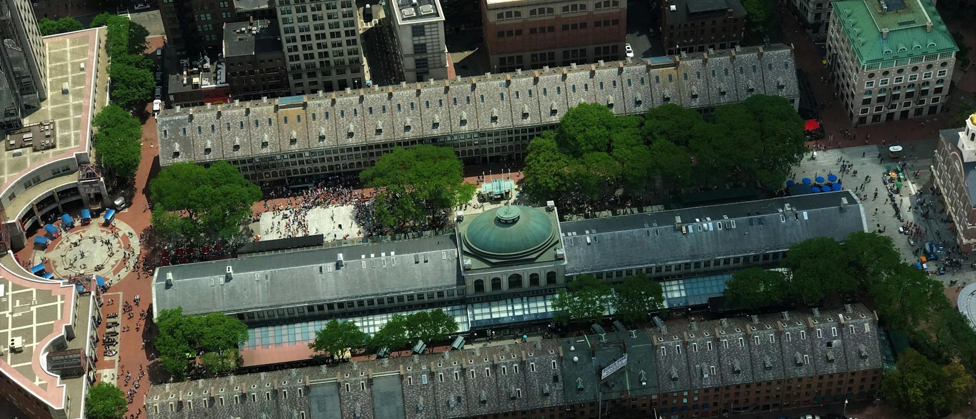 Aerial city view