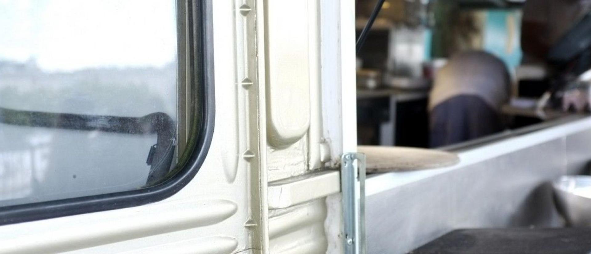 Close up of a food truck