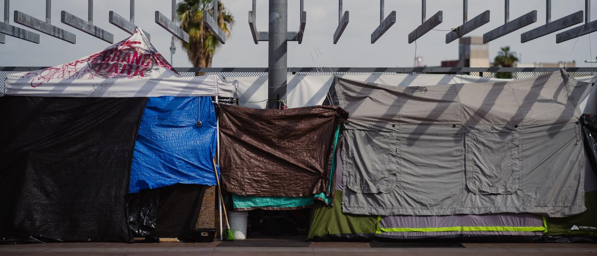 City homeless encampment