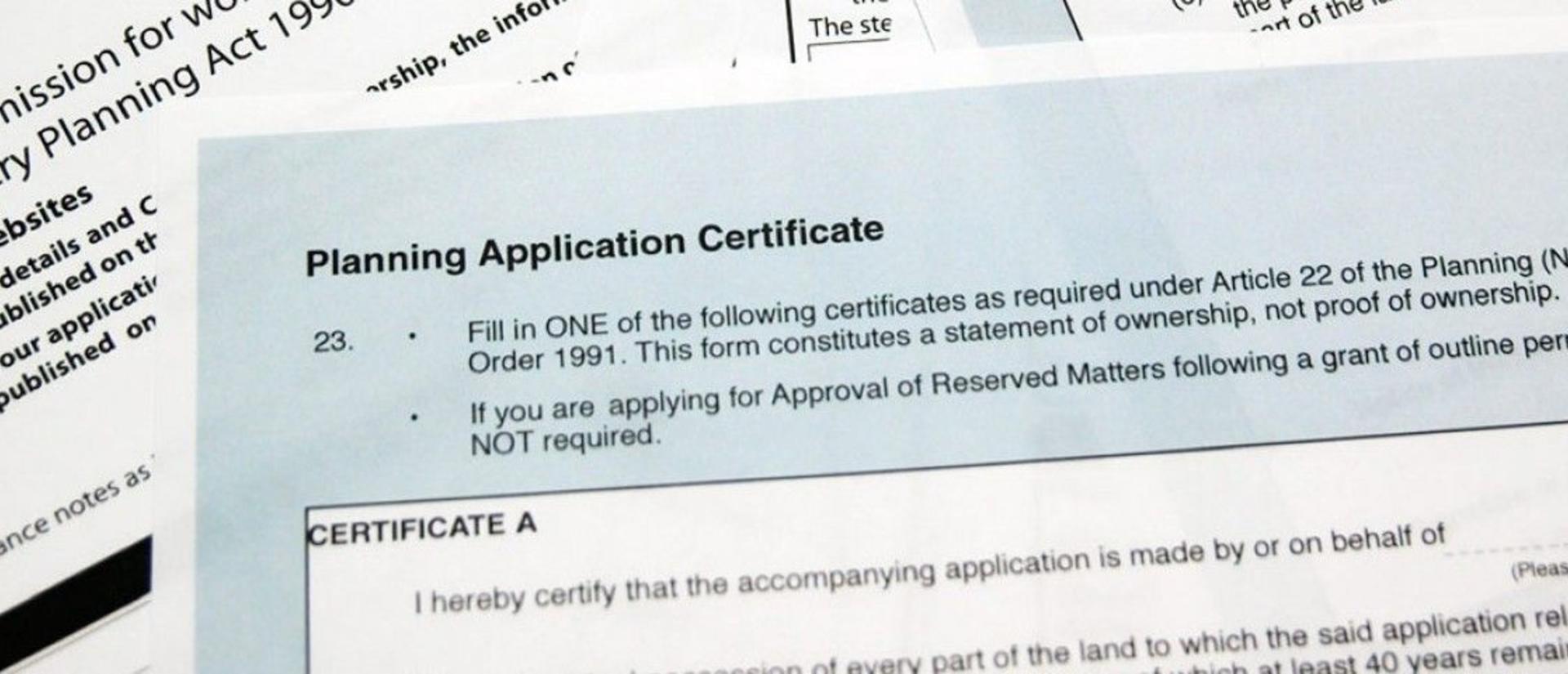 Paper planning forms